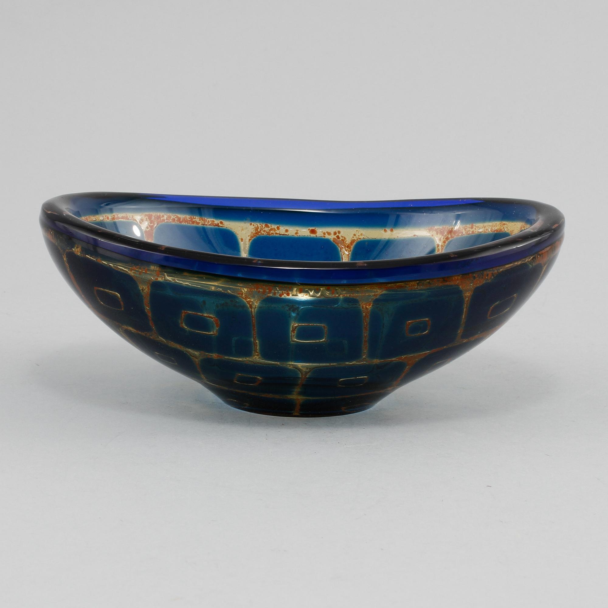 SKÅL, glas, "Ravenna", Sven Palmqvist, Orrefors, 1900-talets tredje kvartal.
