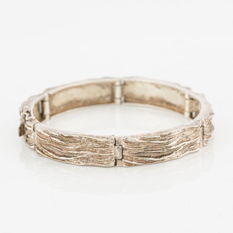 Bracelet sterling silver, Matti Hyvarinen.