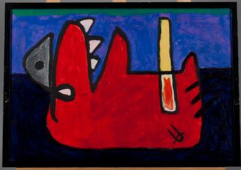 CRIS AF ENEHIELM, olja på papper, signerad.