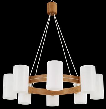 TAKLAMPA, "Taklampa 587/Cylinder Ringkrona", Uno & Östen Kristiansson, Luxus, 1960-80-tal. H 20.