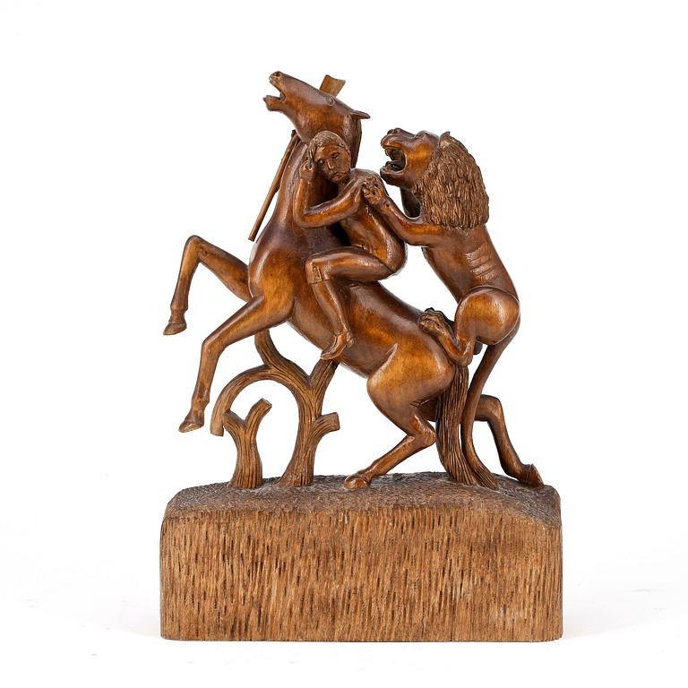 SKULPTUR, trä, Sverige, 1900-tal.