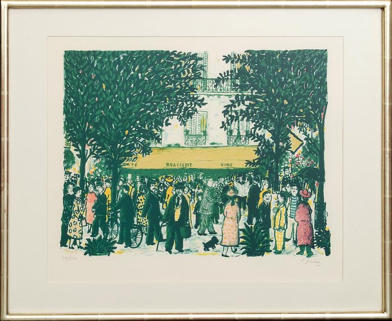 LENNART JIRLOW, a signed and numbered colour lithograph.