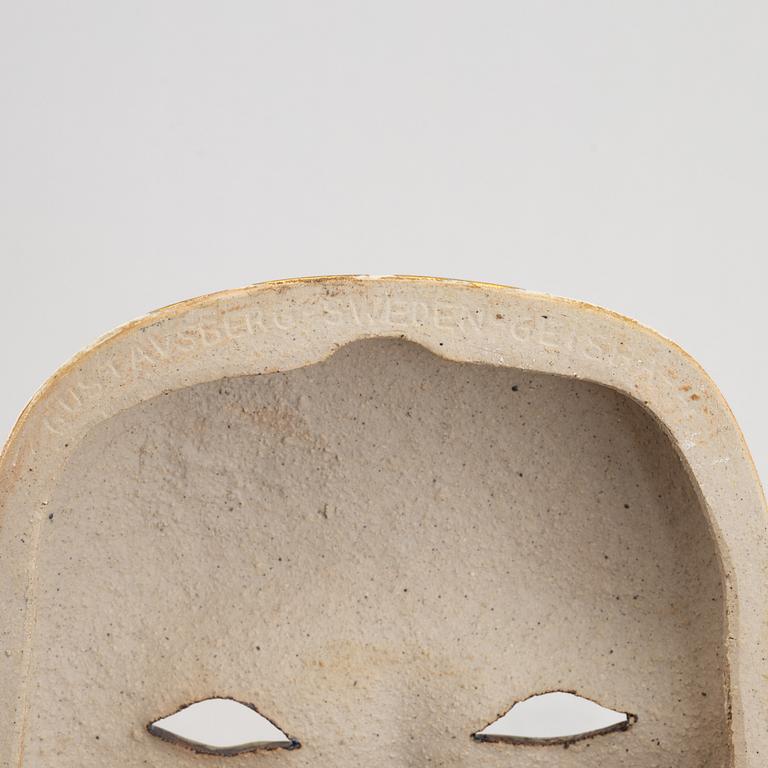 Lisa Larson, mask, stengods, Gustavsberg.
