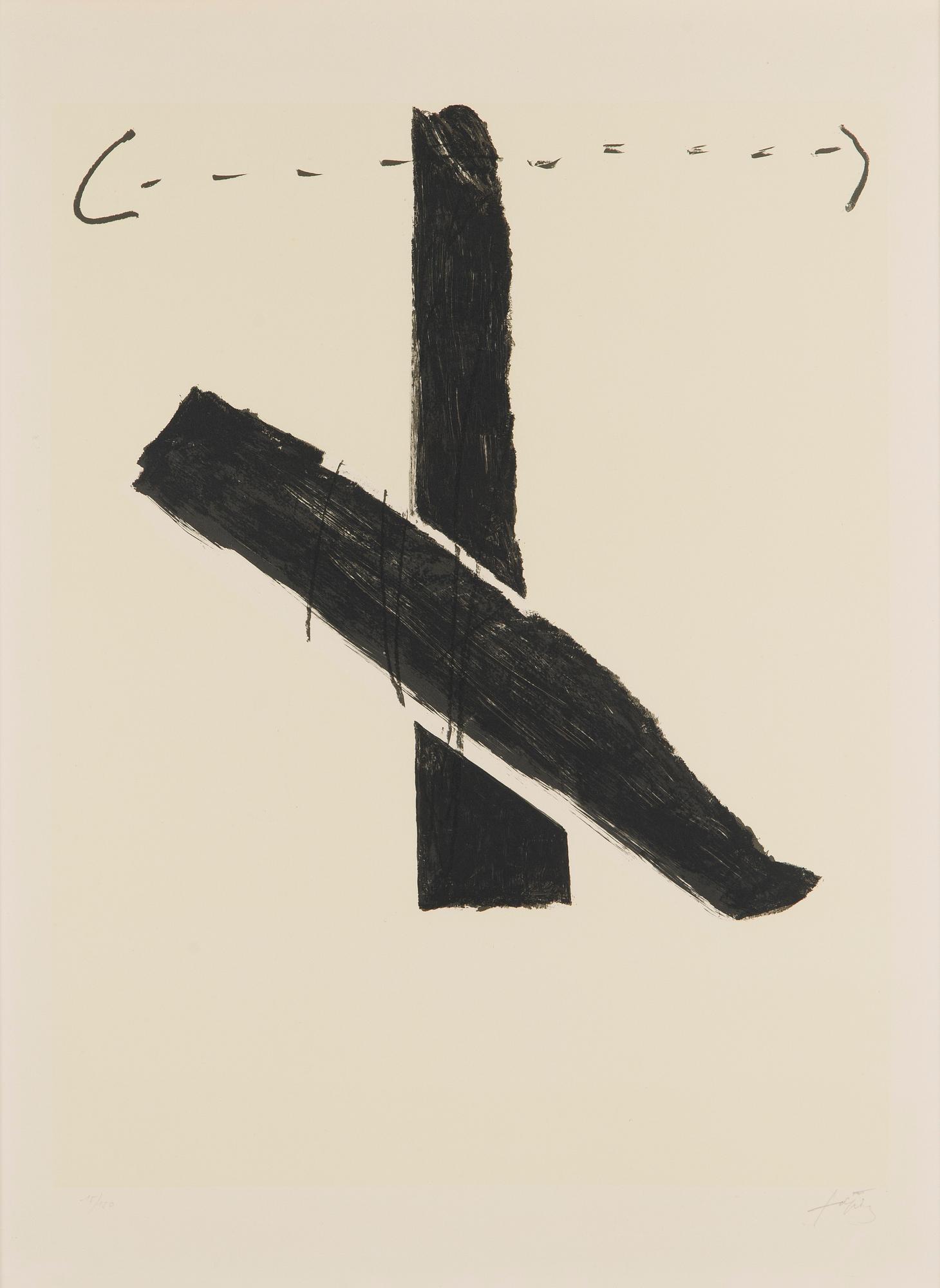 Antoni Tàpies, Utan titel.