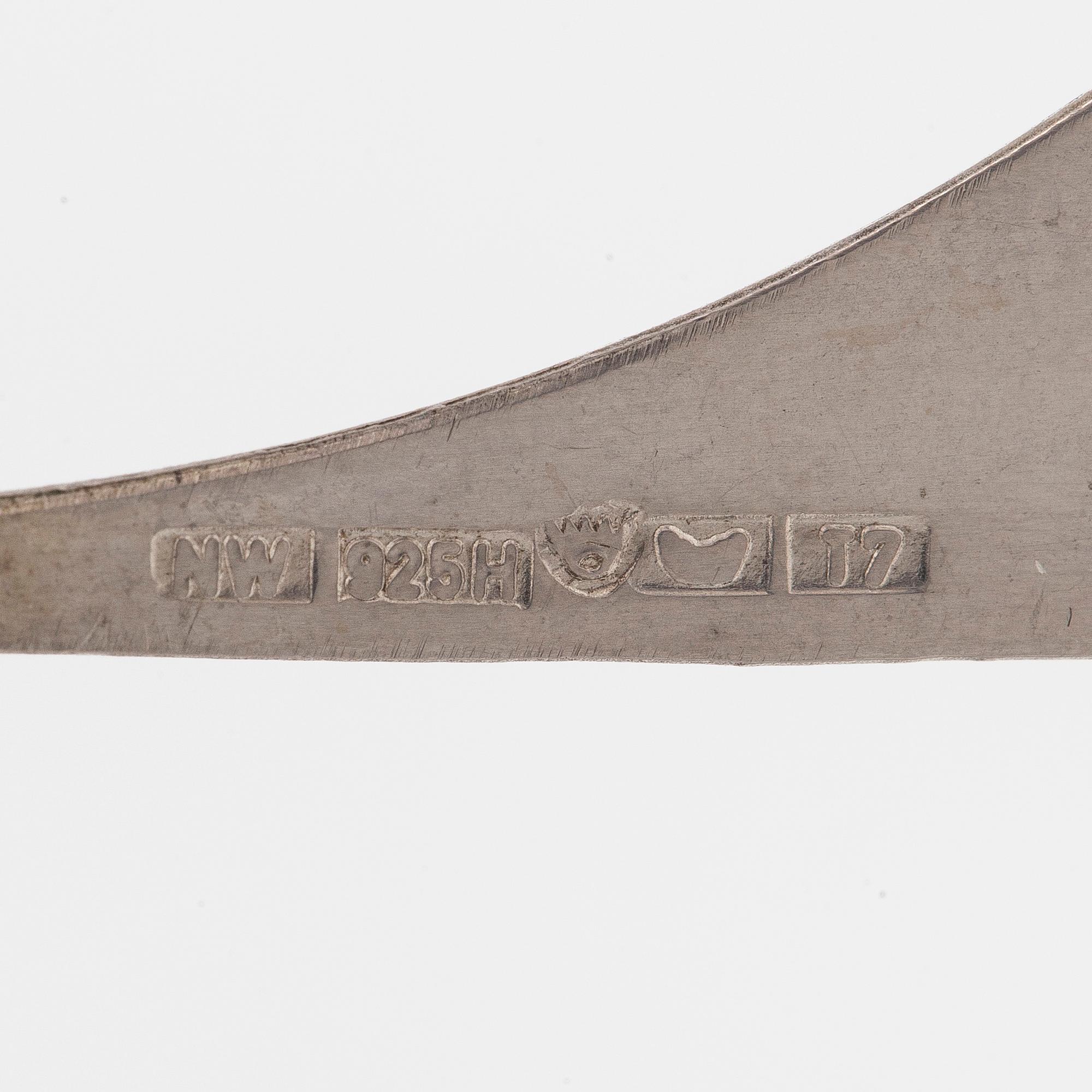 Tapio Wirkkala, necklace, "Half Moon", sterling silver. Westerback, Helsinki 1972.