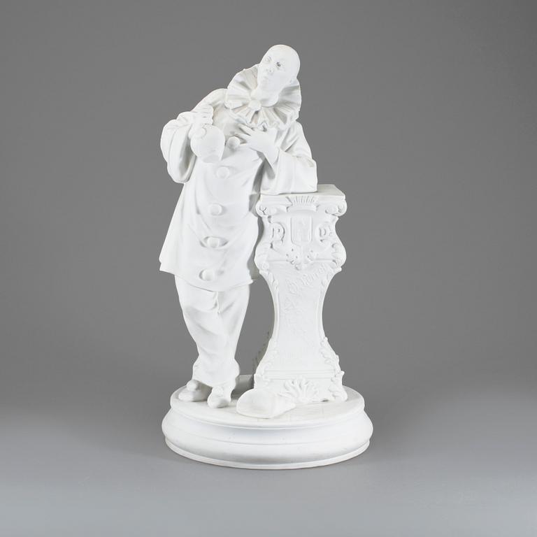 FIGURIN, parian, 1900-tal.