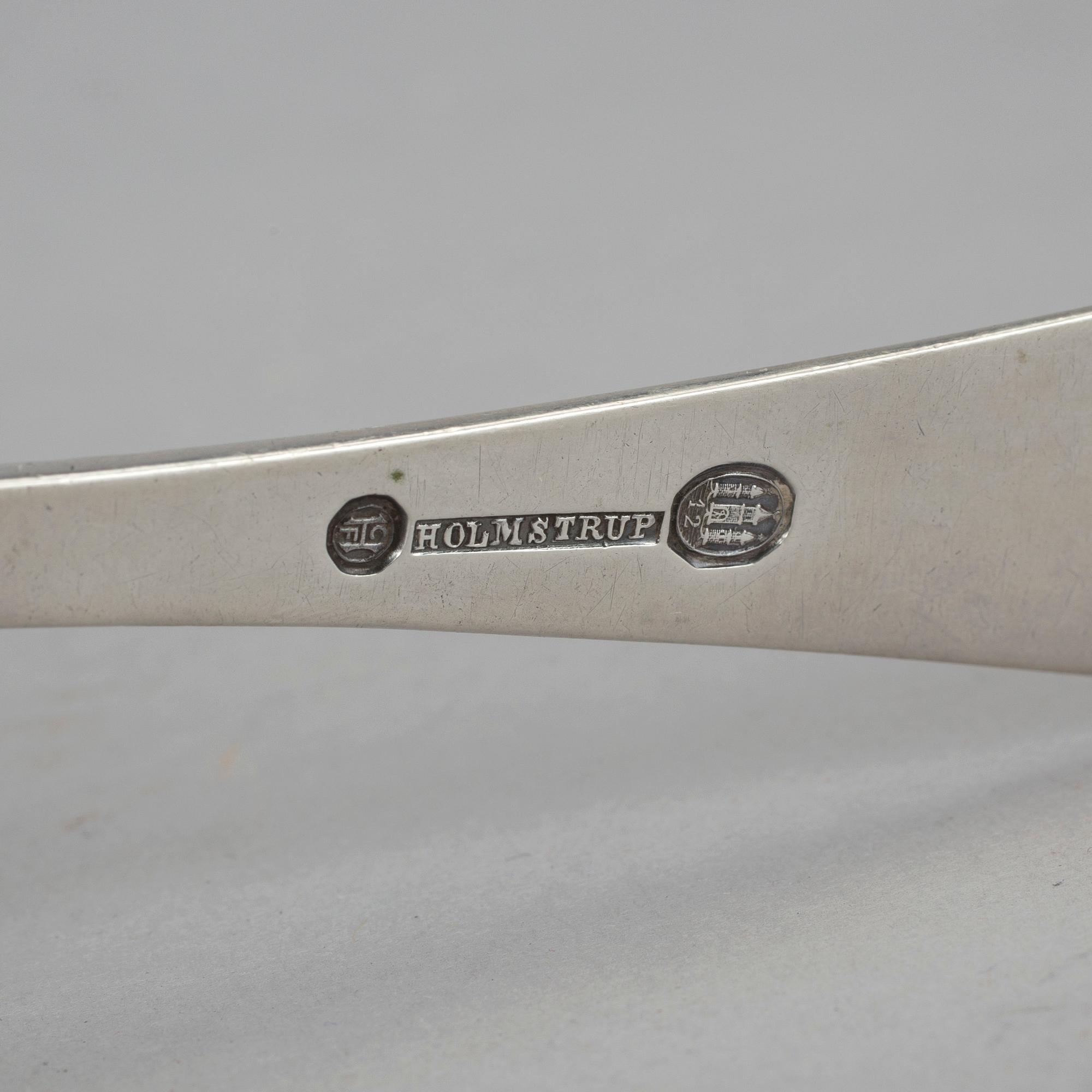 PARTI DANSKT SILVER, 13 delar, bland annat Harald Nielsen för Georg Jensen, vikt ca 376 gram.