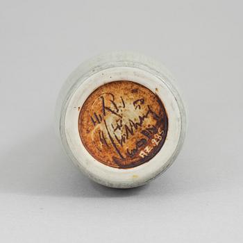 A unique Carl-Harry Stålhane vase, Rörstrand, probably 1956.