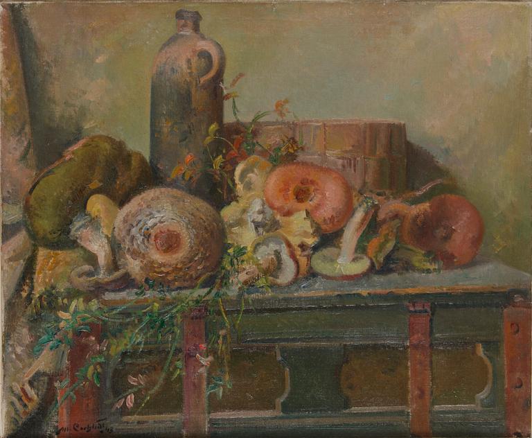 Mikko Carlstedt, Stilleben med svampar.