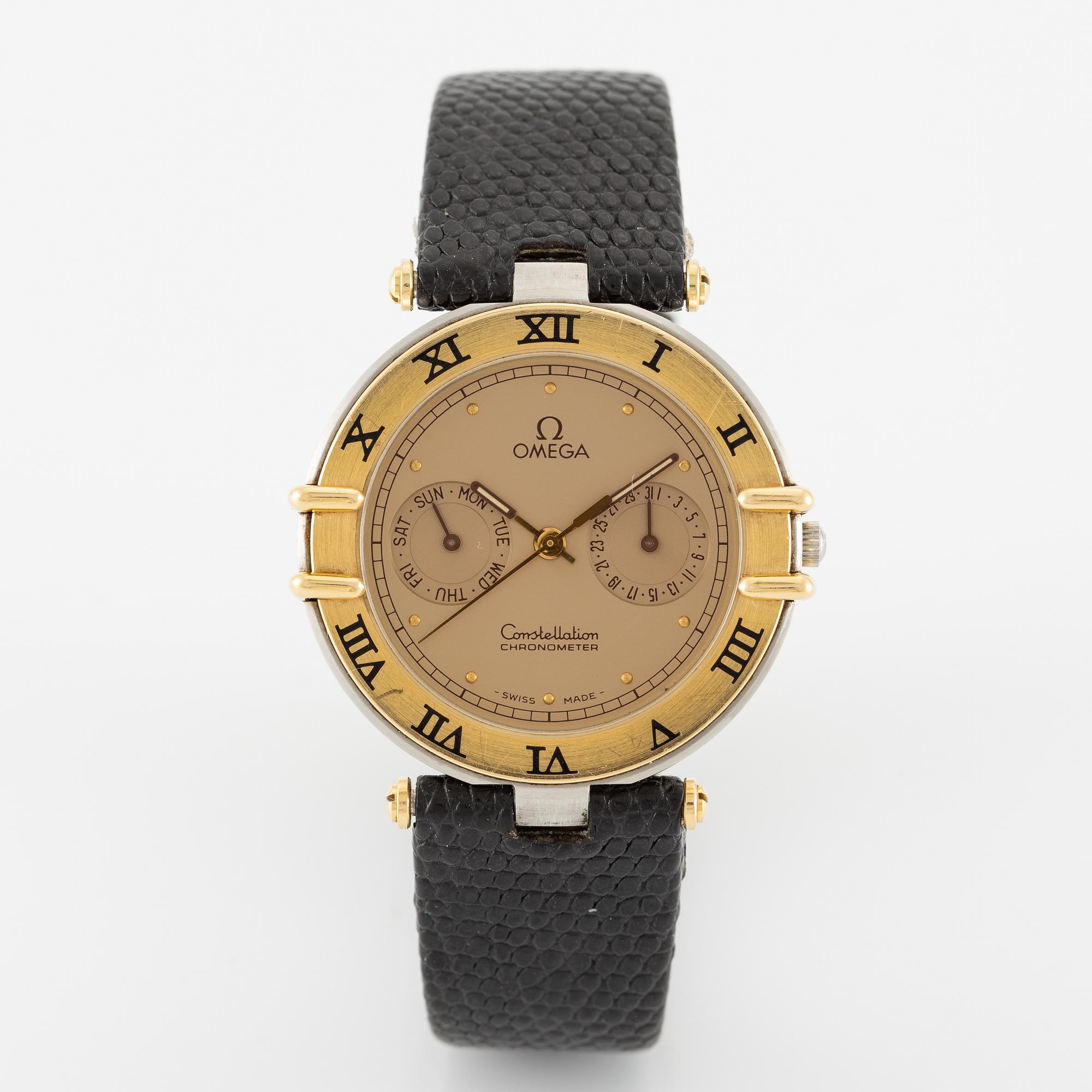 Omega, Constellation, "Owl", wristwatch, 33 mm.