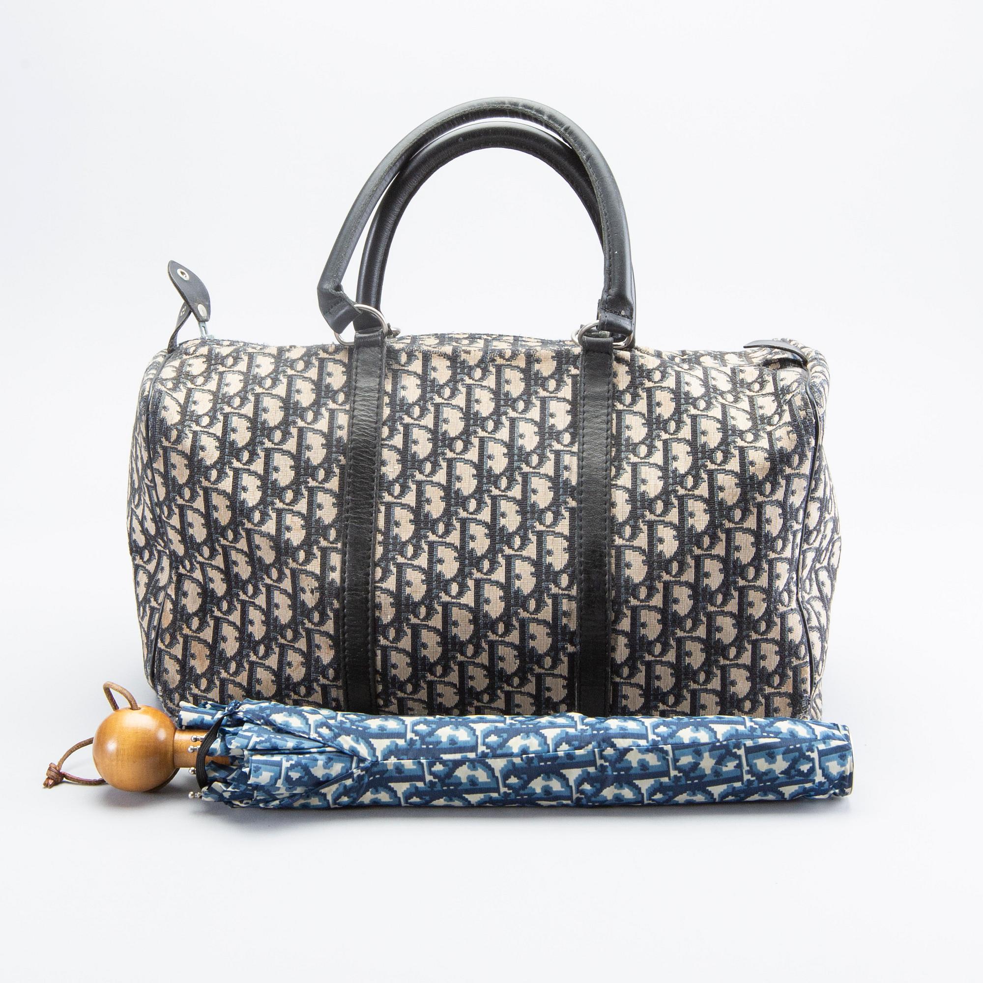 Christian Dior, bag, "Speedy" and umbrella.