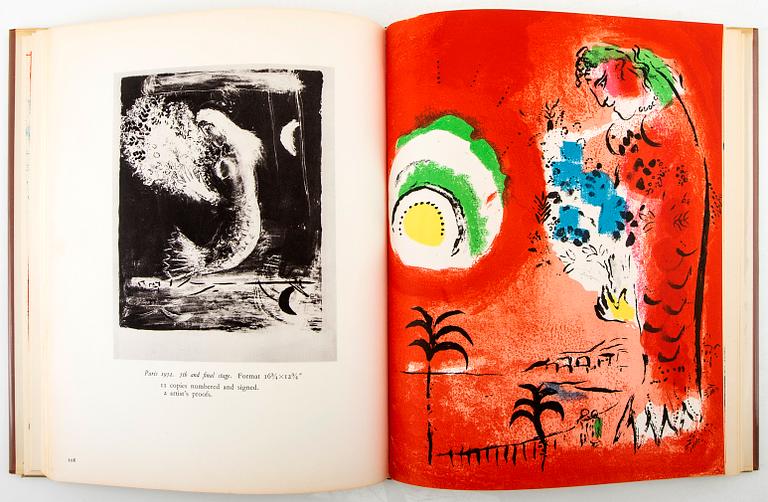 Marc Chagall, bok, "Chagall lithographe".