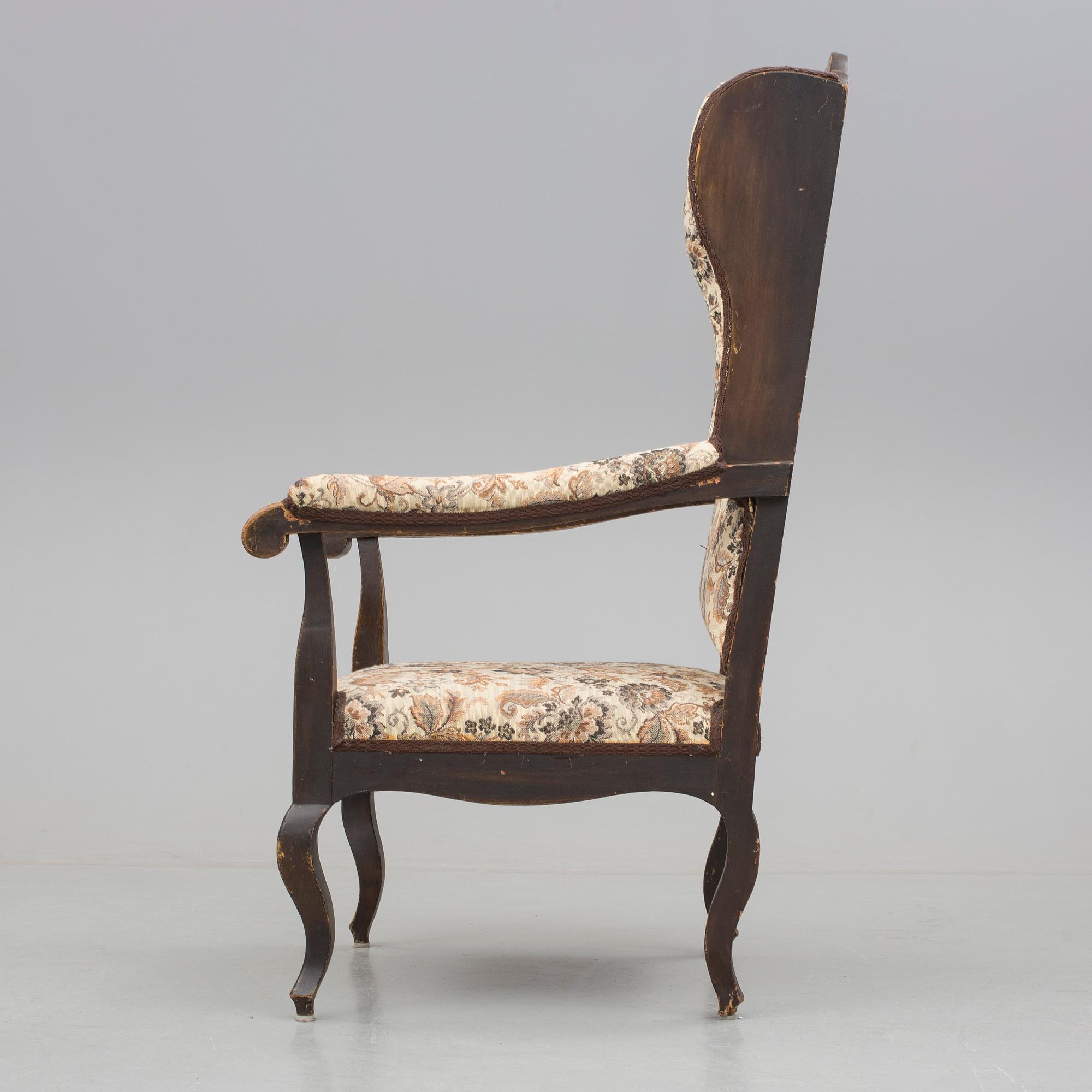 KARMSTOL, senbarock. Troligen Sydeuropa, 1700-talets andra hälft.