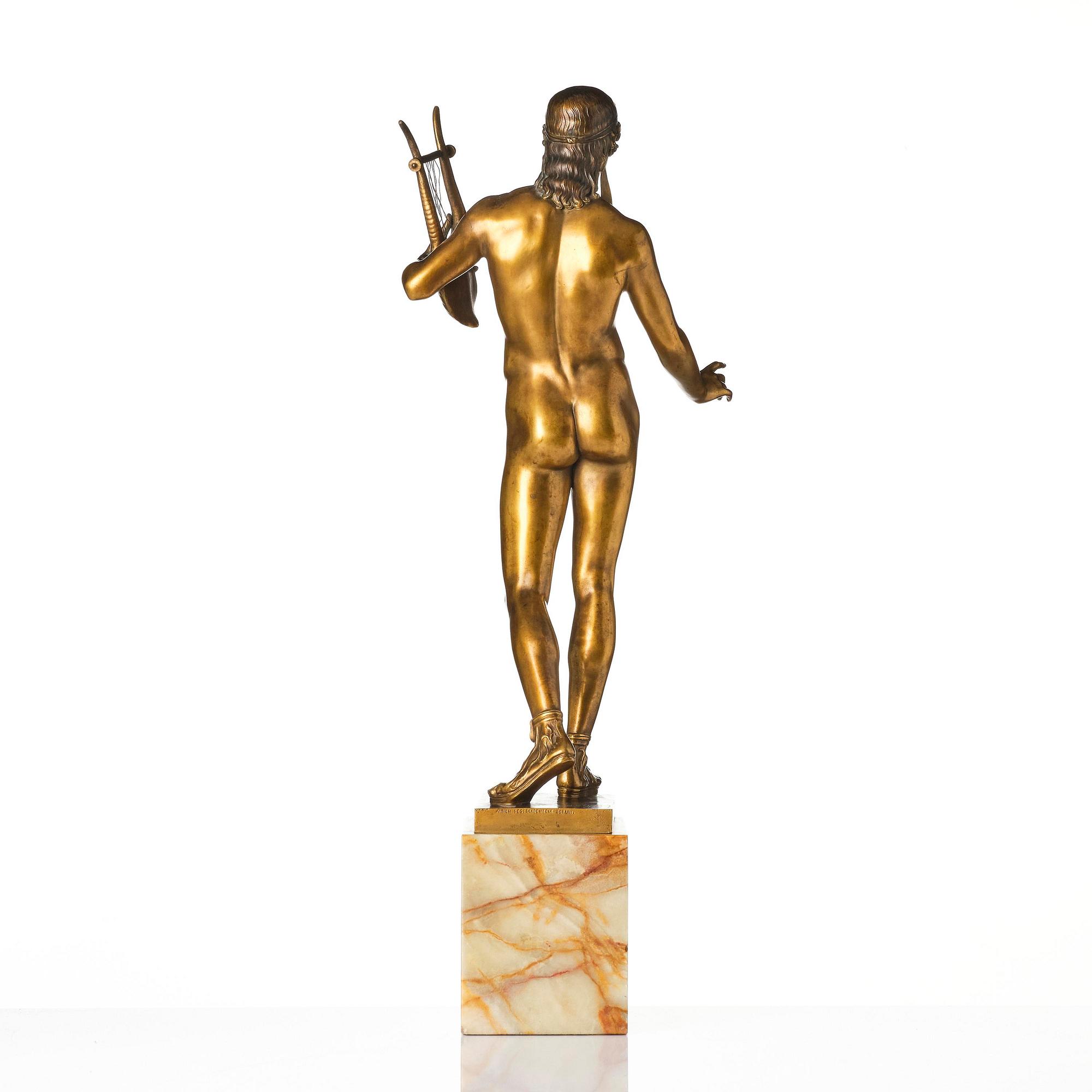 Carl Hilgers, A bronze sculpture of Apollo.