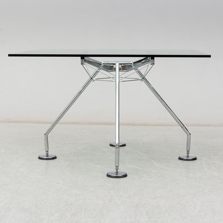 NORMAN FOSTER, a 'Nomos system' glass table.