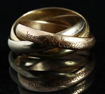 RING, Cariter, "Trinity"18 K guld.