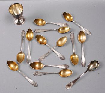PARTI SILVER, 28 delar, Finland, 1900-talets första hälft.