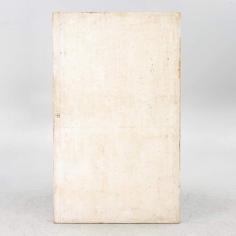 Bertil Vallien, unik relief, Träverkstaden, Boda Glasbruk, 1960-tal.