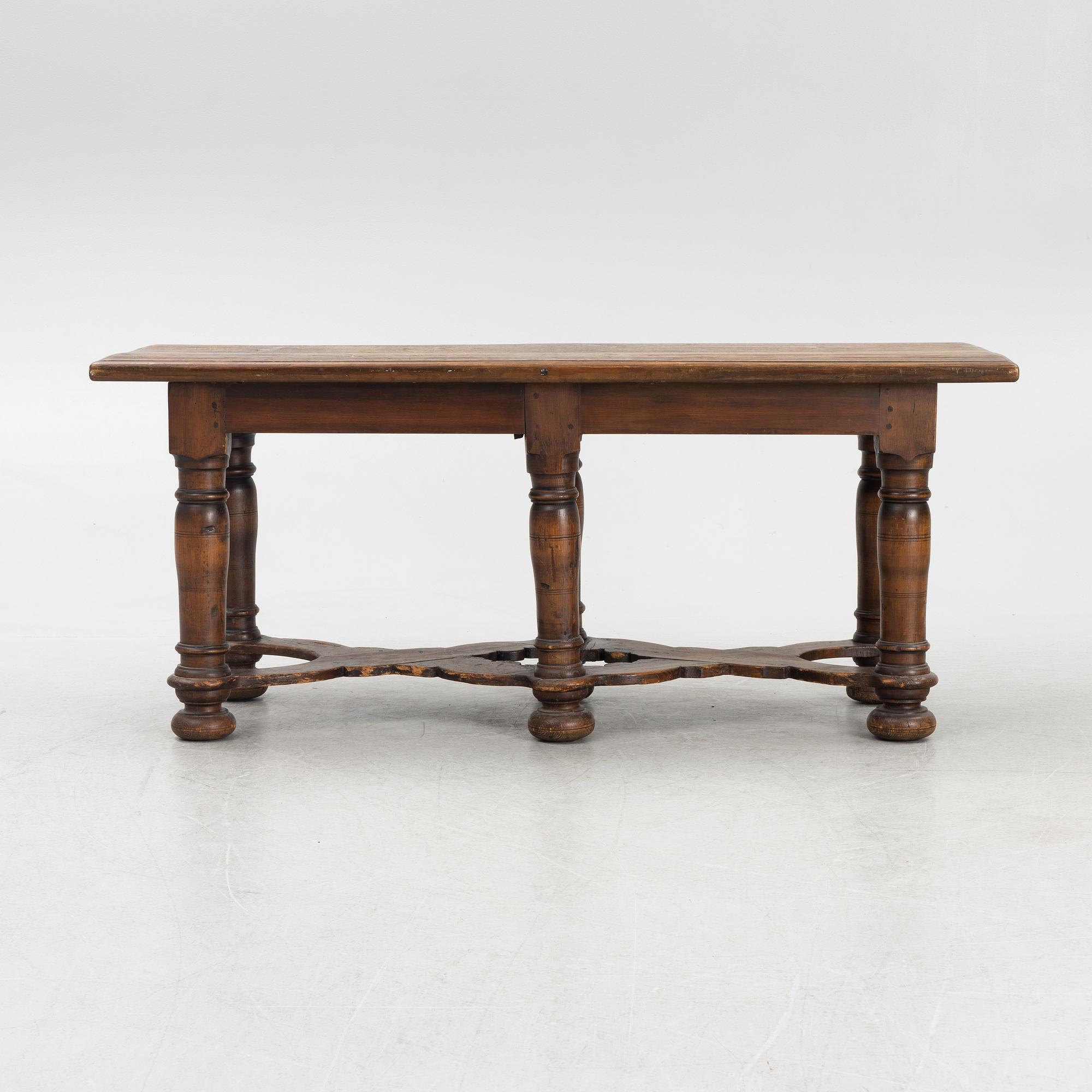 Table, Baroque style, second half of the 19th century.