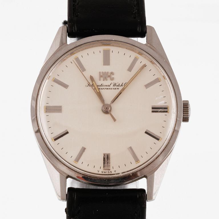 HERRARMBANDSUR, IWC, International Watch Company Schaffhausen, stål.