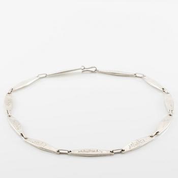 Sven-Erik Högberg, necklace, silver, Gothenburg 1960.
