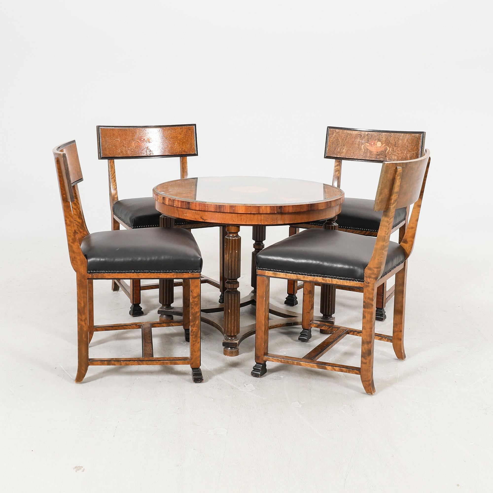 A 1940s coffee table.