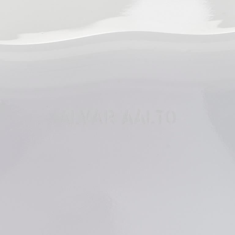 Alvar Aalto, taidelasi, "Aallon kukka", neljä osaa, signeerattu Alvar Aalto 154 / 1983.