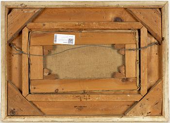 Olof Hermelin, Sommardag vid vattnet, vy över Öljaren från Gimmersta säteri, Södermanland.