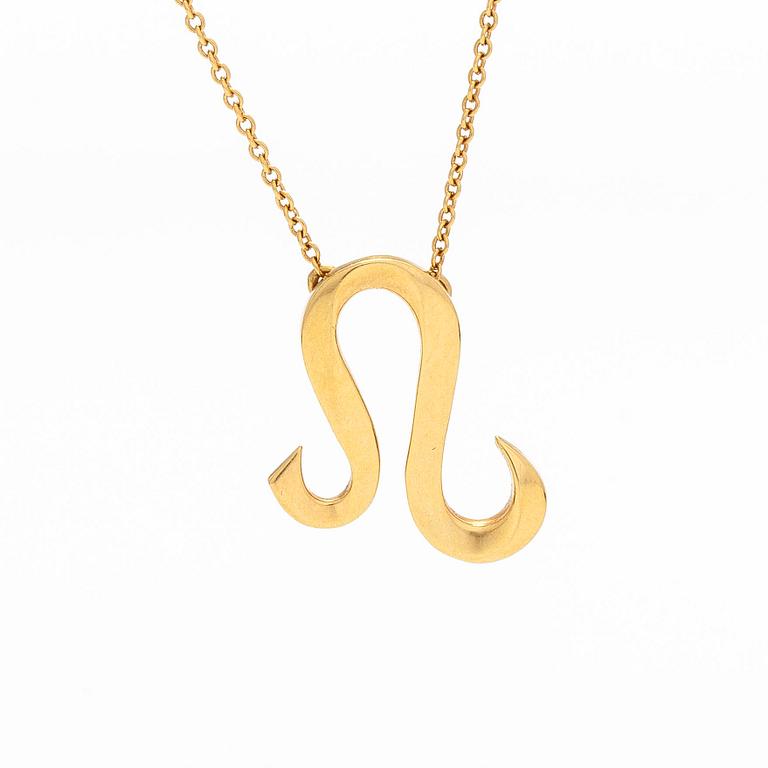 Tiffany & Co, Paloma Picasso, halsband, "Zodiac Leo", 18K guld.