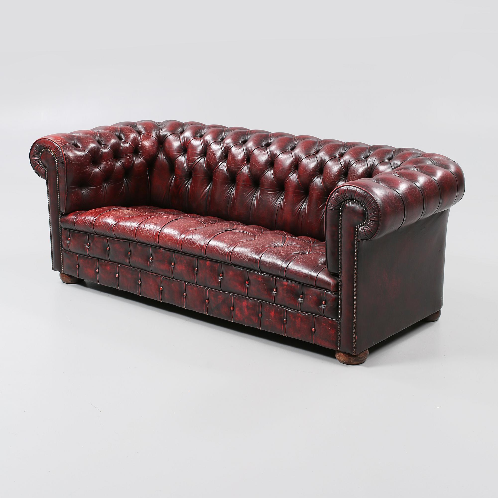SOFFA, Chesterfieldmodell, 1900-talets andra hälft.