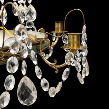 A first half of the 20th century Empire style chandelier.