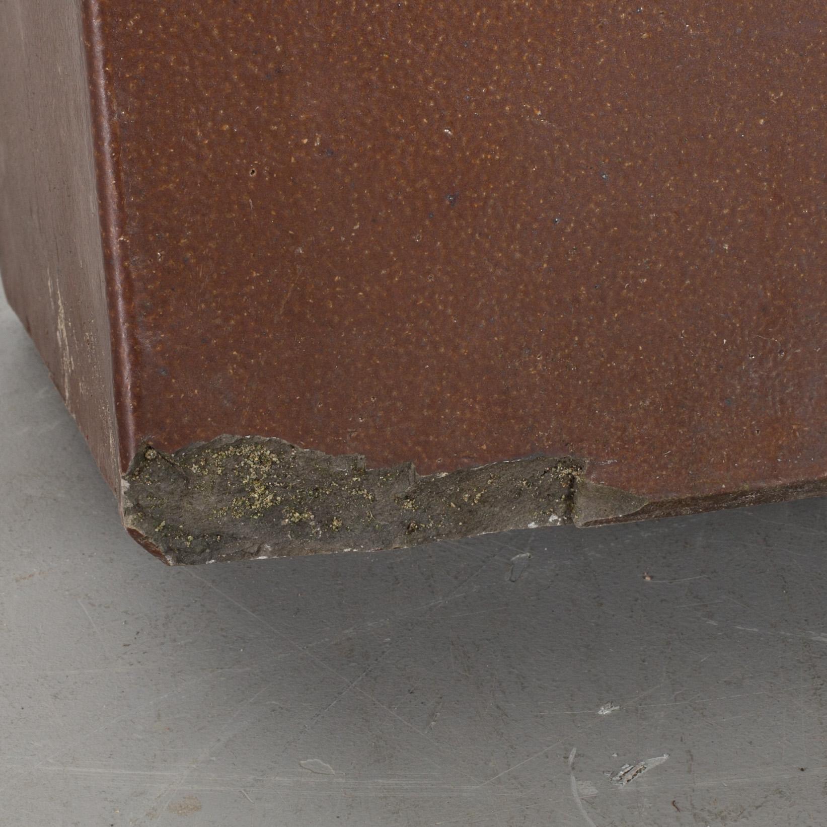 A CERAMIC STORAGE CONTAINER FROM HÖGANÄS, first half of the 20th century.