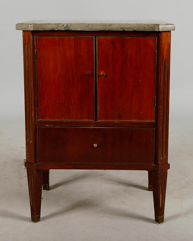 POTTSKÅP, gustaviansk stil, 1800-tal.