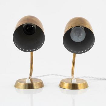 A pair of Swedish Modern table lights/wall lights, 1940's.