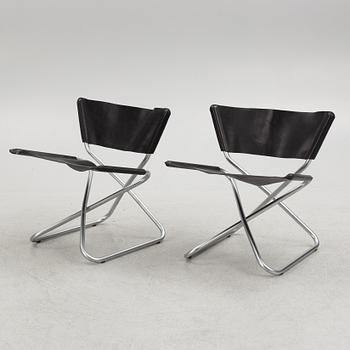 Erik Magnussen, fåtöljer, ett par, "Z-down chairs", Torben Ørskov, Danmark, ca 1968.