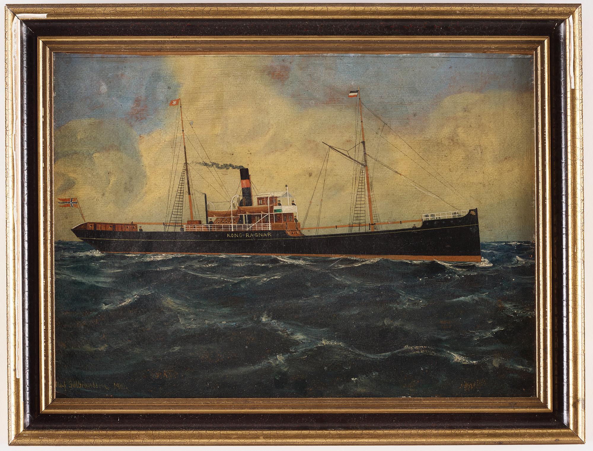 OLAF GULBRANDSEN, oil on panel, signed and dated 1901?.