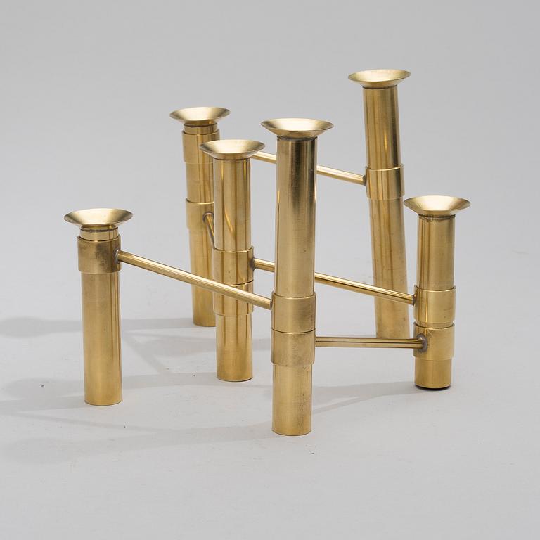 TAPIO WIRKKALA, CANDELABRA. Candlestick-serial NonStop. Hopeakeskus 1970s.