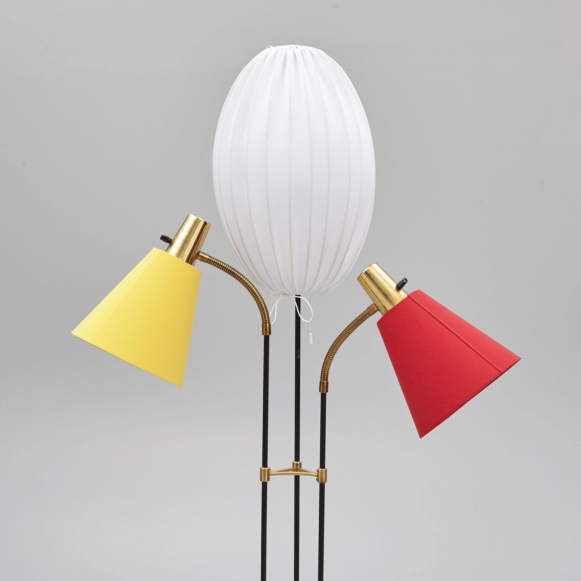 Floor lamp, mid-20th century.