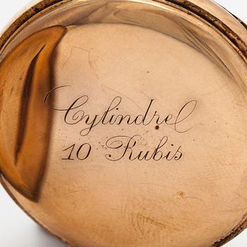 Pocket watch, 33.5 mm.