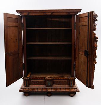 SKÅP, Sydeuropa, barockstil, 1800-tal, delvis äldre delar.
