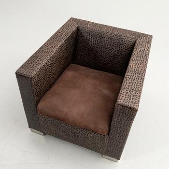 Rodolfo Dordoni, armchair, Minotti. "Suitcase", Italy, 1990s.