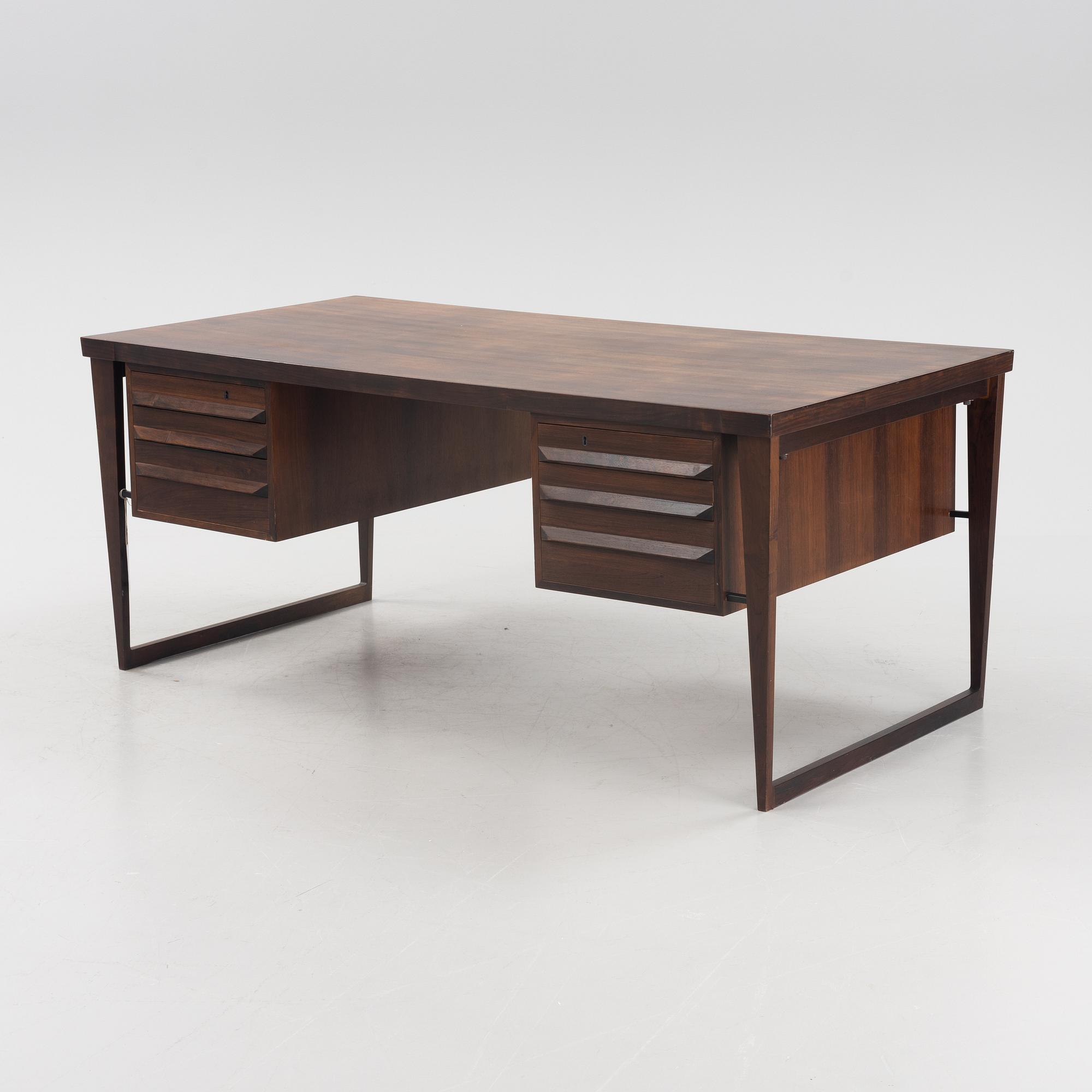 A model 70 writing desk by Kai Kristiansen for Feldballe, 1960's.