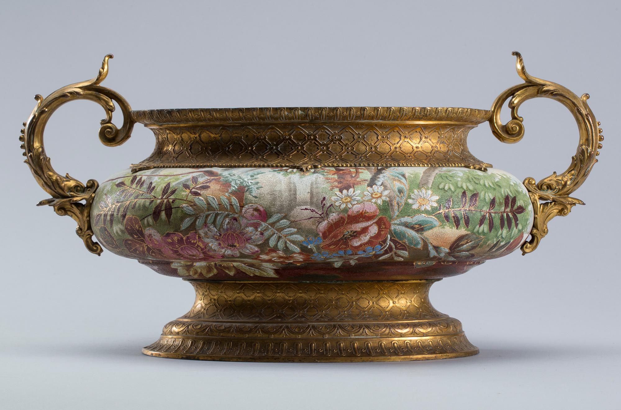 JARDINIERE, nyrokoko, 1800-talets slut.