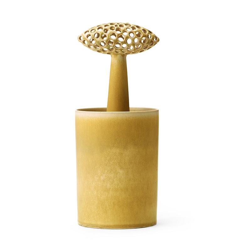 Stig Lindberg, a stoneware sculpture/vase, Gustavsberg studio 1960.