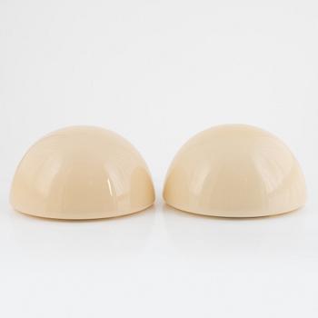 Harald Notini, taklampor, ett par, modell "10870", Arvid Böhlmarks Lampfabrik, 1930-tal.