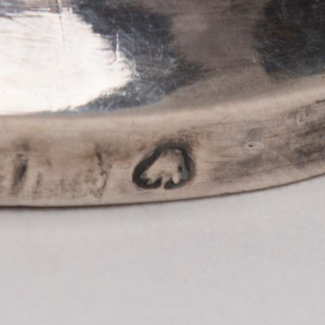 NATTLJUSSTAKAR, ETT PAR, silver, empire, Finland a 1830-40-tal, vikt 86 g.