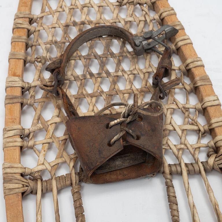 A pair of snowshoes, USA, first half of the 20th Century.