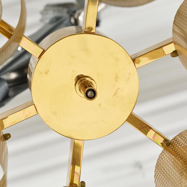 Hans-Agne Jakobsson, taklampa, "Estrella", modell "T 580", Hans-Agne Jakobsson AB, Markaryd, 1960-70-tal.