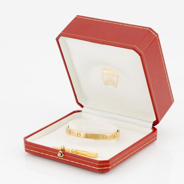 Cartier bracelet, 18K gold, "Love".