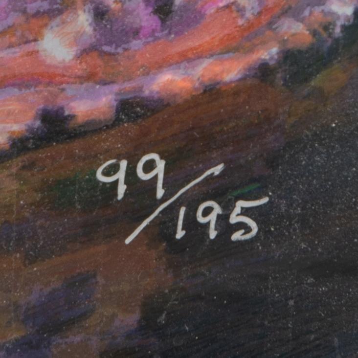 Bob Dylan, "Sunset in Monument Valley" 2022 triptyk.